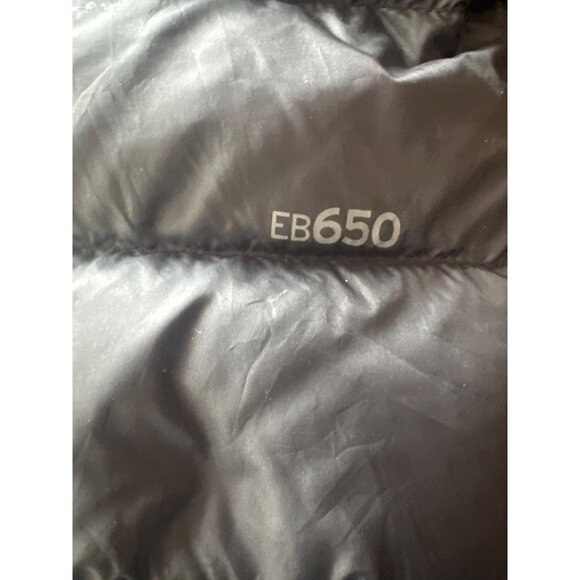Eddie Bauer Womens PS Black Down Jacket EB650 Lightweight Nylon Shell - Picture 5 of 7